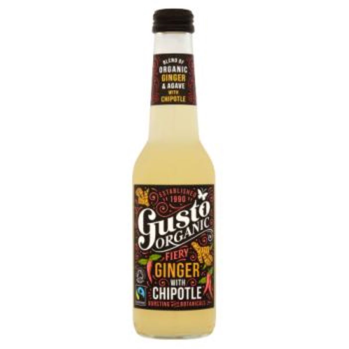 Gusto Fairtrade Organic Fiery Ginger with Chipotle 275ml