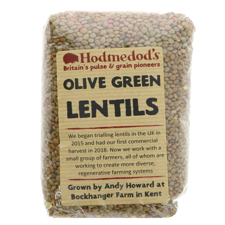 Hodmedod's Olive Green Lentils 500g