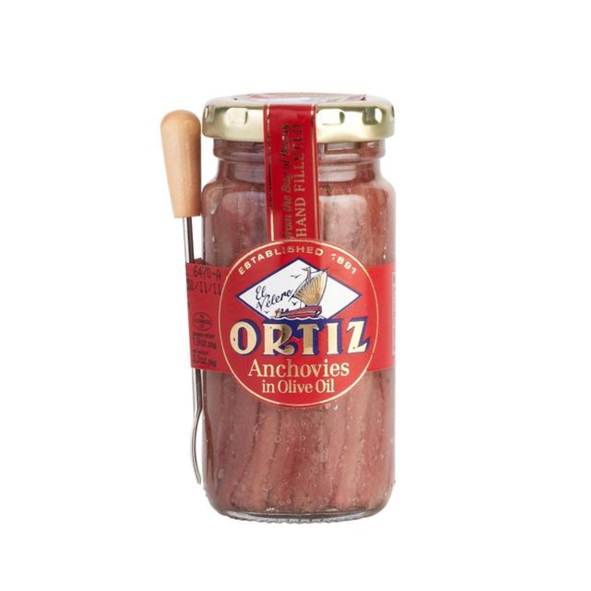 Ortiz Anchovy Fillets in Olive Oil 95g