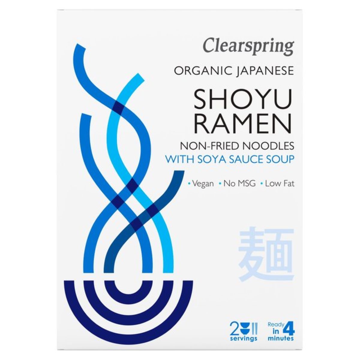 Clearspring Organic Japanese Shoyu Ramen Noodles with Soya Sauce Soup 210g